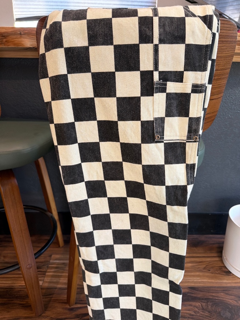 Hell Babes Gravedigger Carpenters Pant-checkered